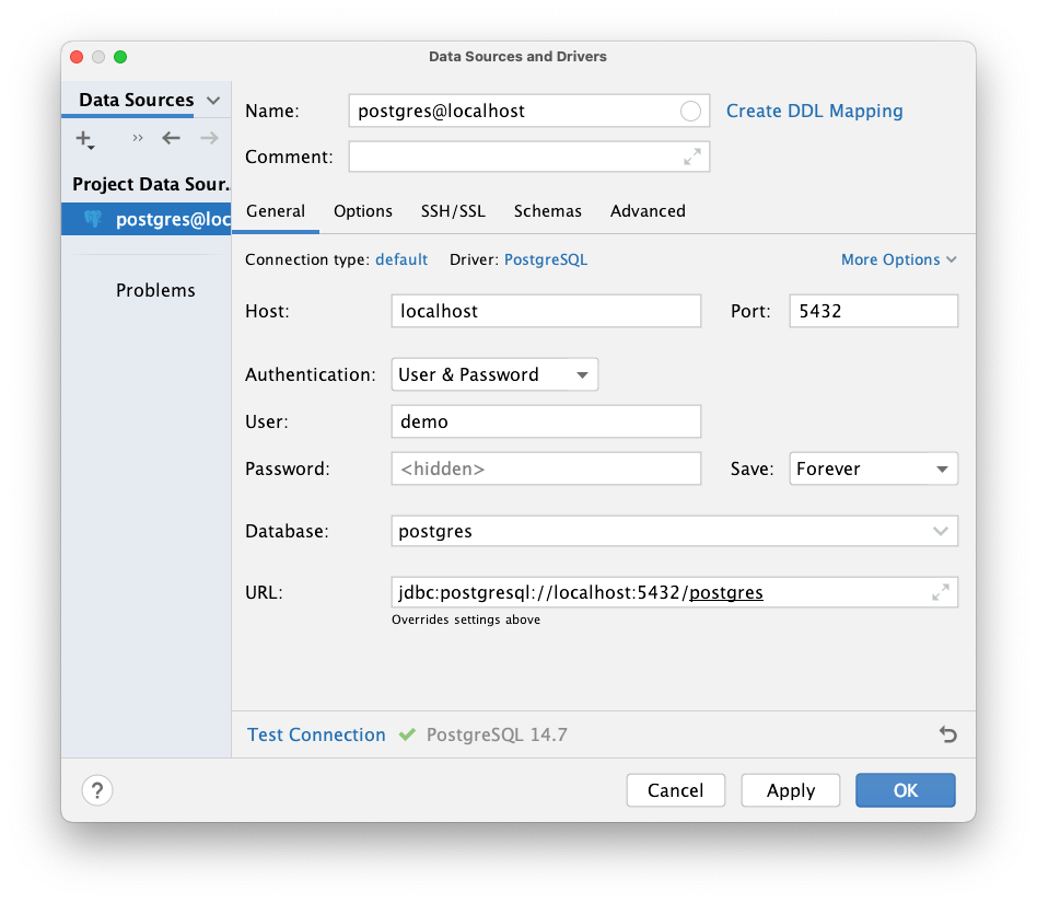 datasource mit k8s