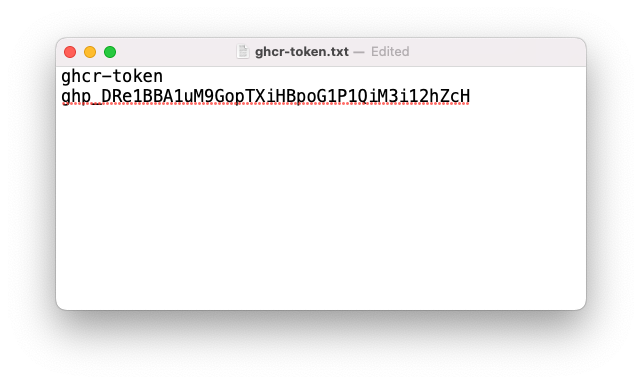 token ghcr3