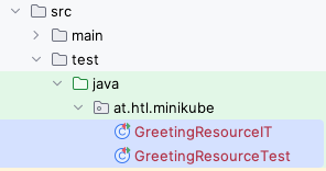 default test files
